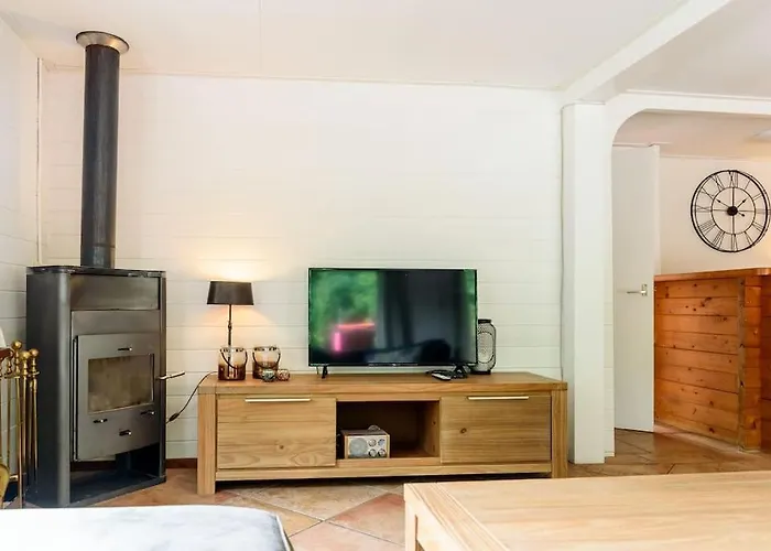 Spacious Wooden With Infra-red Sauna At Veluwe