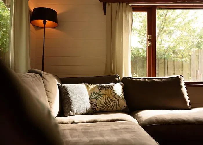 Spacious Wooden With Infra-red Sauna At Veluwe Putten