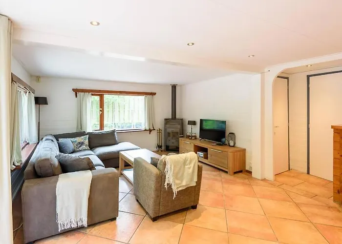 Spacious Wooden With Infra-red Sauna At Veluwe Putten
