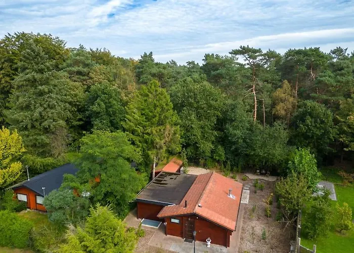 Semesterbostad Spacious Wooden With Infra-red Sauna At Veluwe